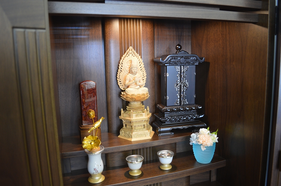 仏壇の心】雲二重二間回出(黒檀/紫檀) 唐木位牌 - お位牌/仏壇/仏具の通販-